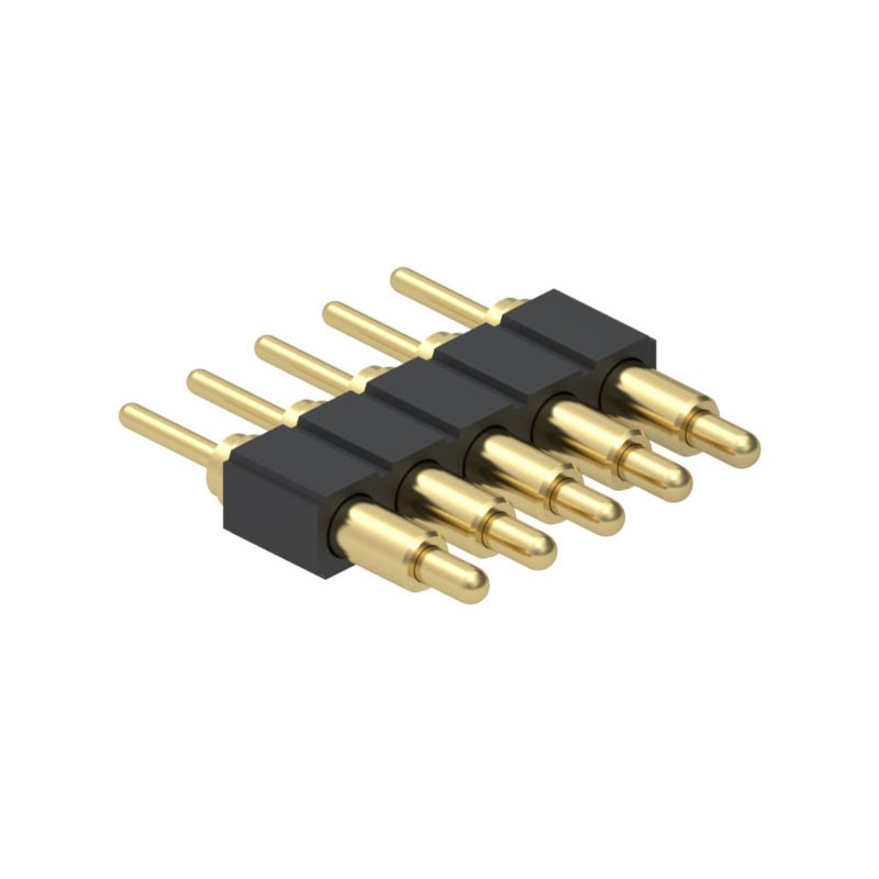 1 pcs : 836-22-005-10-001101 - CONN SPRING PISTON 5POS PCB