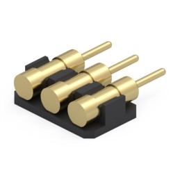 1 pcs : 328-10-103-40-020001 - CONN HEADER SMD R/A 3POS 2.54MM