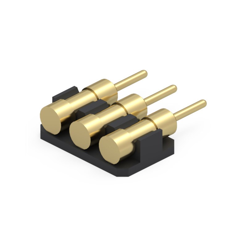 1 pcs : 328-10-103-40-020001 - CONN HEADER SMD R/A 3POS 2.54MM