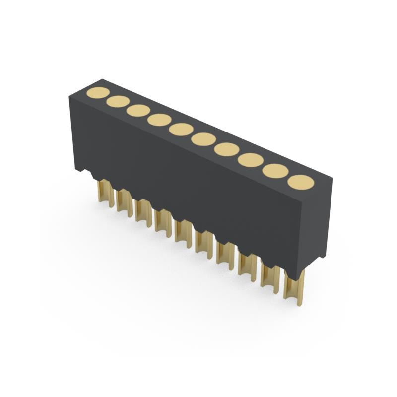 1 pcs : 856-10-010-10-003000 - .050' PITCH SINGLE ROW SOLDERCUP