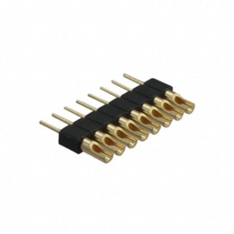1 pcs : 830-10-008-10-005000 - CONN HDR STRIP SOLDER 8POS GOLD