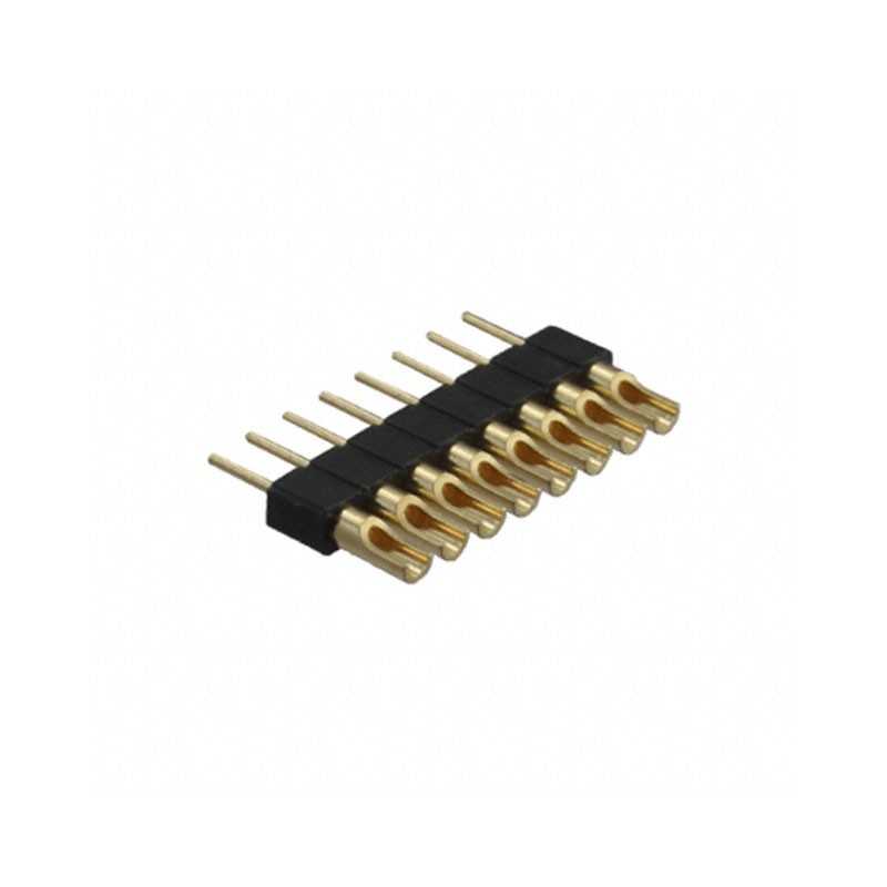 1 pcs : 830-10-008-10-005000 - CONN HDR STRIP SOLDER 8POS GOLD