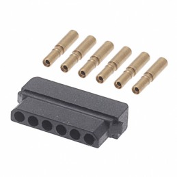 1 pcs : M80-8980605 - CONN RCPT 6P CRIMP 24-28AWG GOLD