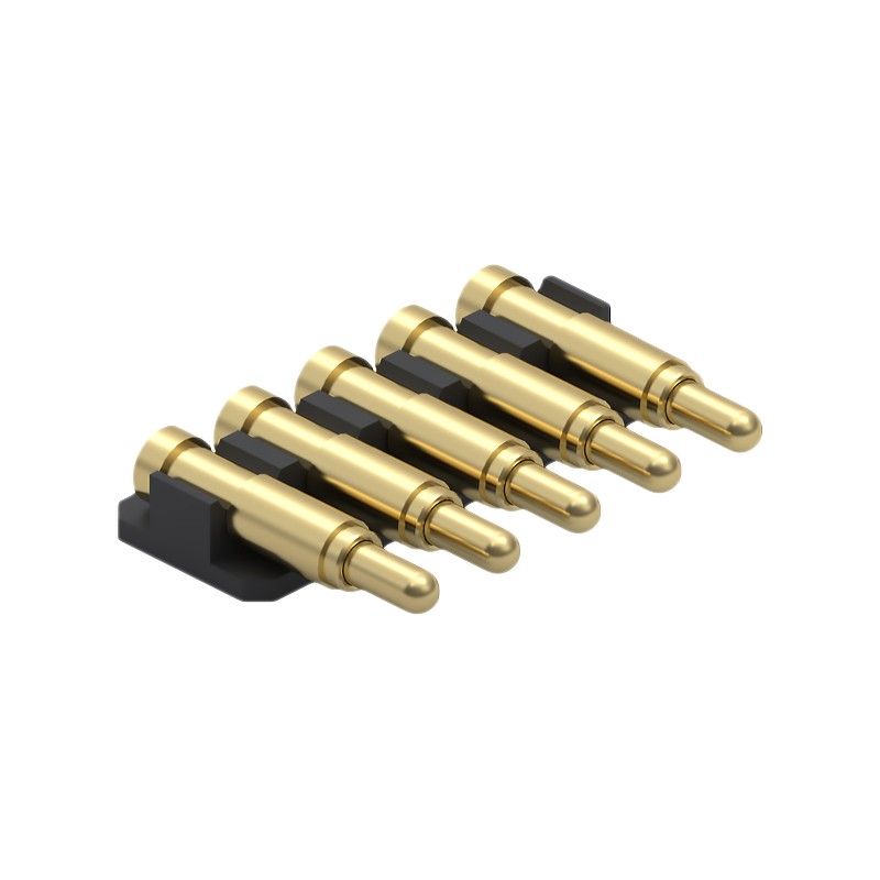 1 pcs : 810-22-005-40-005191 - CONN SPRING PISTON 5POS R/A SMD