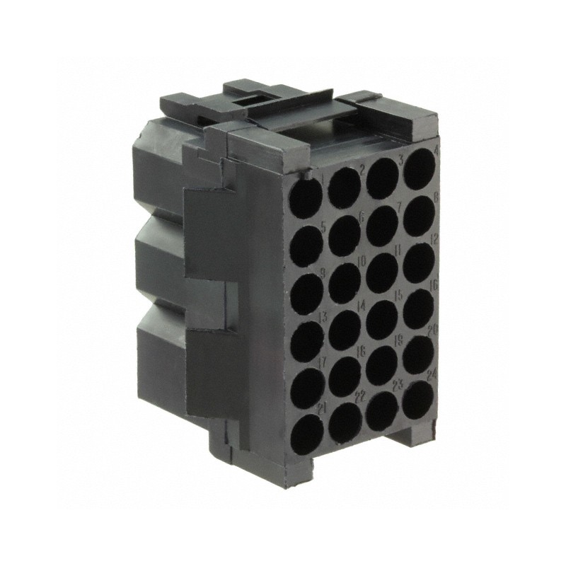 1 pcs : TST24RA00 - CONN RCPT HSG 24POS 5.08MM