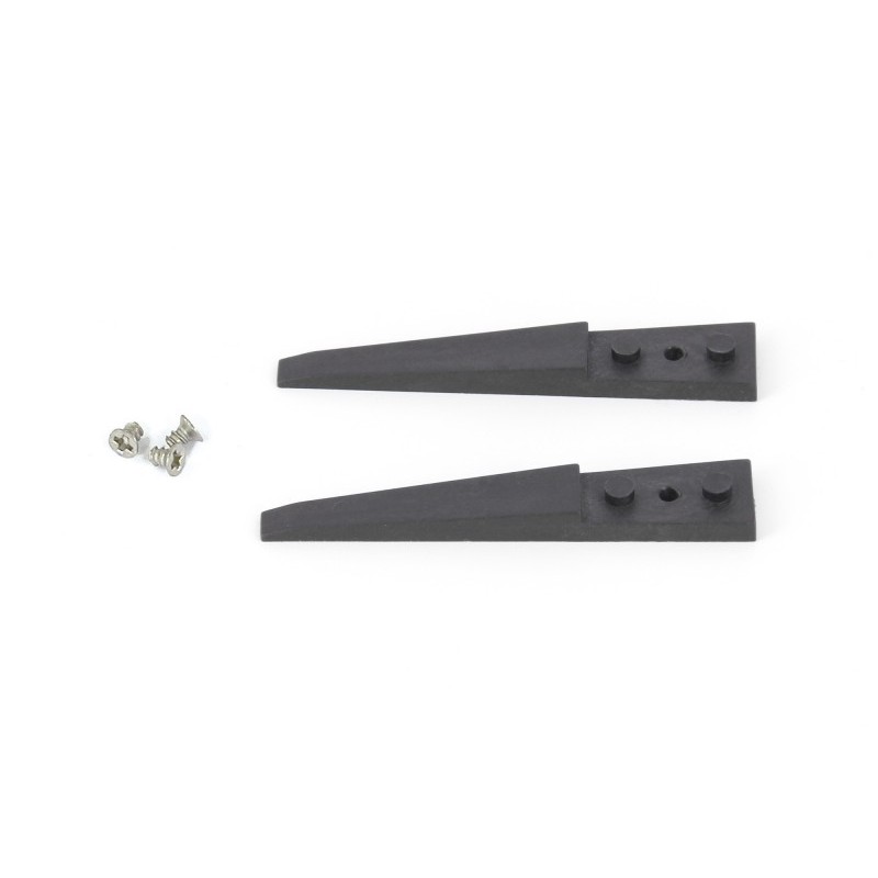 1 pcs - ideal-tek 40 mm, Carbon Fibre, Fine, Straight, Tweezer Tips