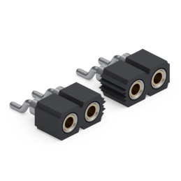 1 pcs : 801-43-010-40-002000 - CONN RCPT 10POS 0.1 GOLD SMD R/A