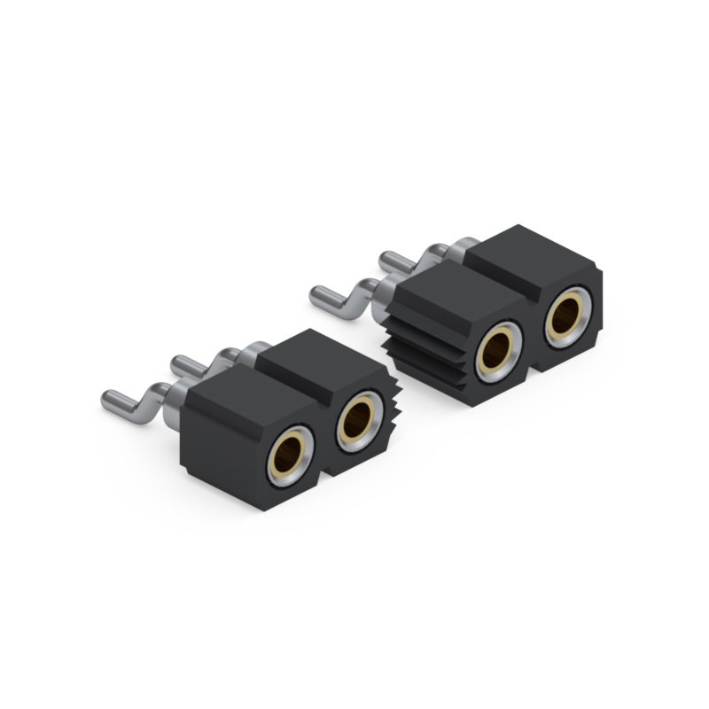 1 pcs : 801-43-010-40-002000 - CONN RCPT 10POS 0.1 GOLD SMD R/A