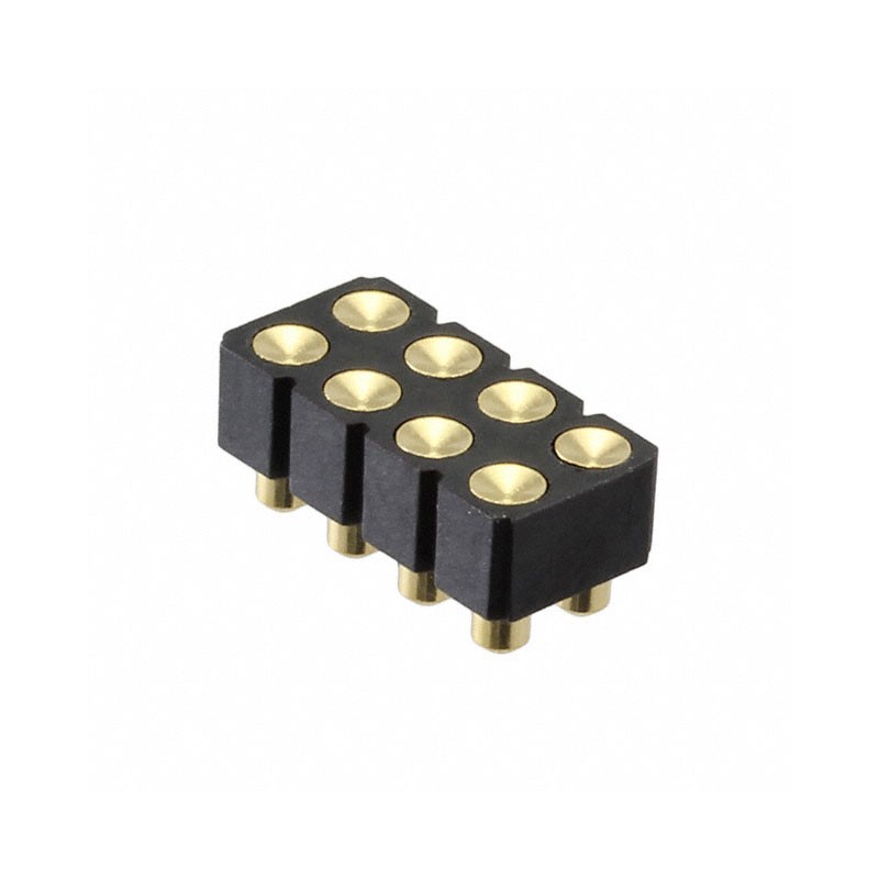 1 pcs : 419-10-208-30-007000 - CONN SPRING TARGET 8POS SMD