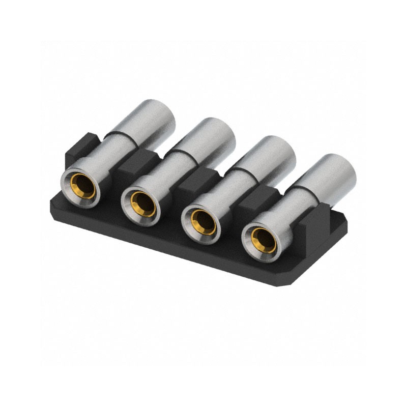 1 pcs : 835-43-004-40-030001 - CONN RCPT 4POS 0.1 GOLD SMD R/A