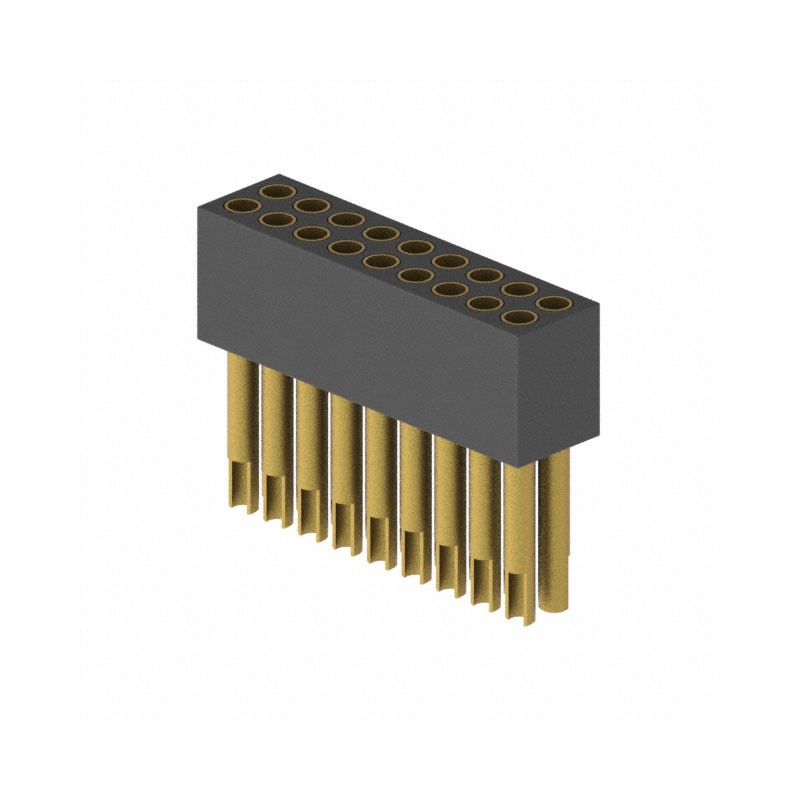 1 pcs : 853-13-018-10-003000 - CONN RCPT 18POS 0.05 GOLD PCB