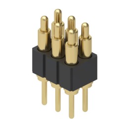 1 pcs : 838-22-006-10-001101 - CONN SPRING PISTON 6POS PCB