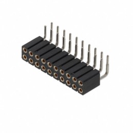 1 pcs : 803-47-020-20-001000 - CONN RCPT 20POS 0.1 GOLD PCB R/A