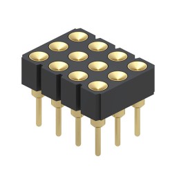 1 pcs : 805-10-012-00-006000 - CONN SPRING TARGET 12POS PCB