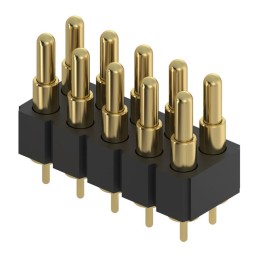 1 pcs : 818-22-010-10-003101 - CONN SPRING PISTON 10POS PCB