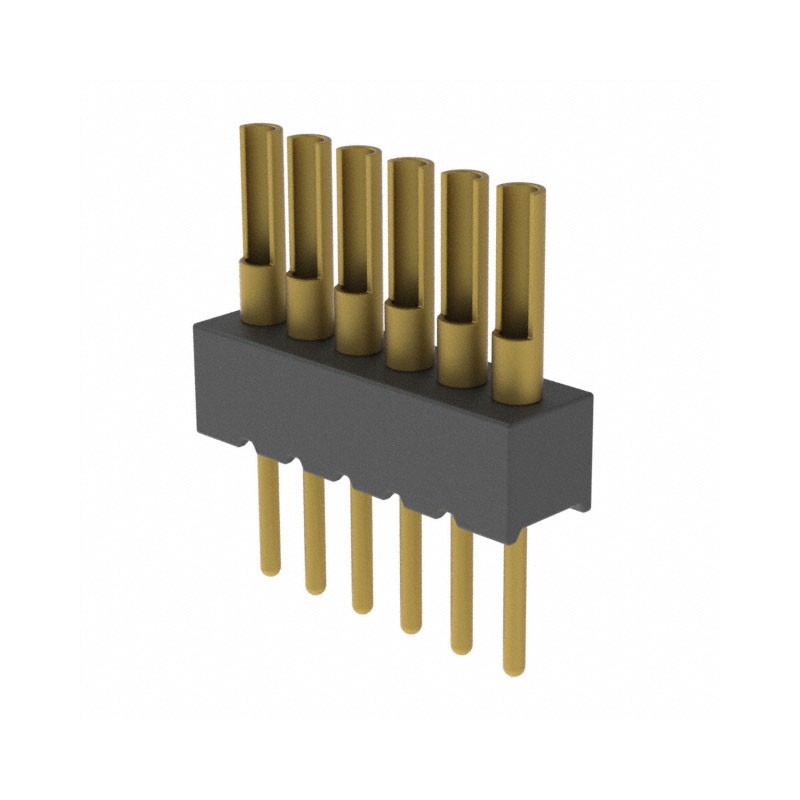 1 pcs : 850-10-006-10-003000 - CONN HEADER VERT 6POS 1.27MM