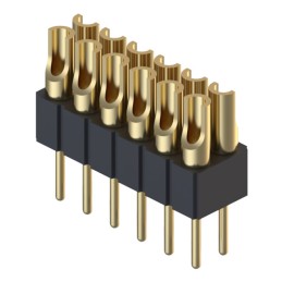 1 pcs : 832-10-012-10-005000 - CONN HDR STRIP SOLDER 12POS GOLD