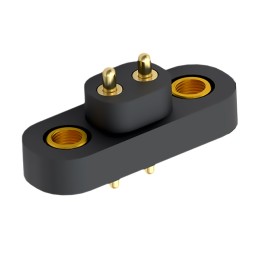 1 pcs : 858-22-002-10-011101 - CONN SPRING PISTON 2POS PCB