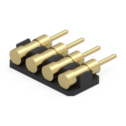 1 pcs : 328-10-104-40-020001 - CONN HEADER SMD R/A 4POS 2.54MM