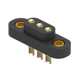 1 pcs : 868-10-003-00-012000 - CONN SPRING TARGET 3POS SLD PCB