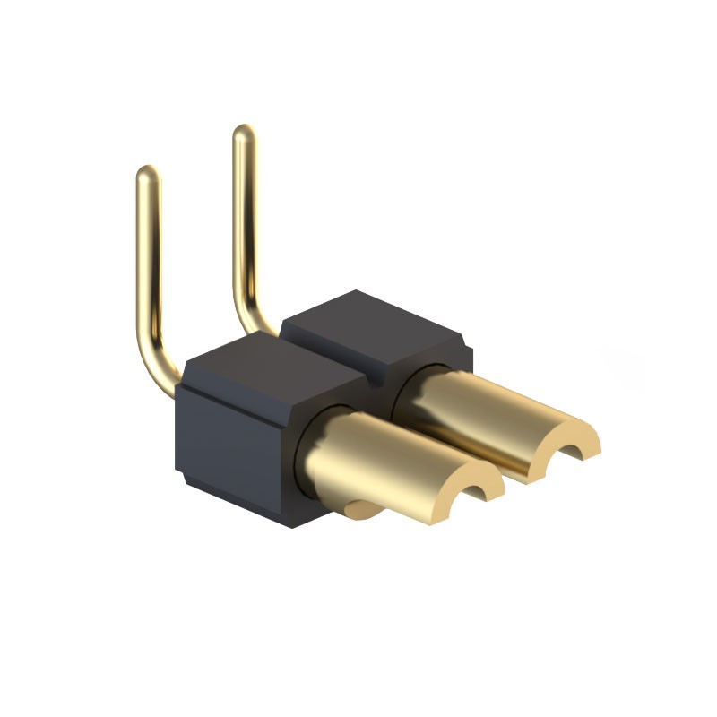 1 pcs : 380-10-102-10-003000 - CONN HDR STRIP SOLDER 2POS GOLD