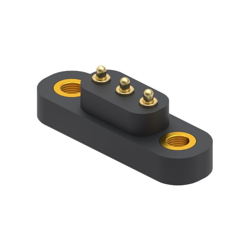 1 pcs : 858-22-003-80-012101 - CONN SPRING PISTON 3POS PCB