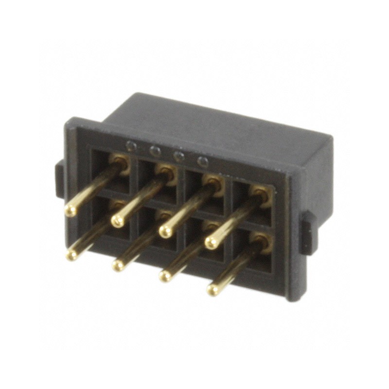 1 pcs : M80-8500845 - CONN RCPT 8POS 0.079 GOLD PCB