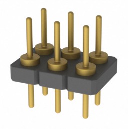 1 pcs : 435-10-206-00-160000 - CONN HEADER VERT 6POS 2.54MM