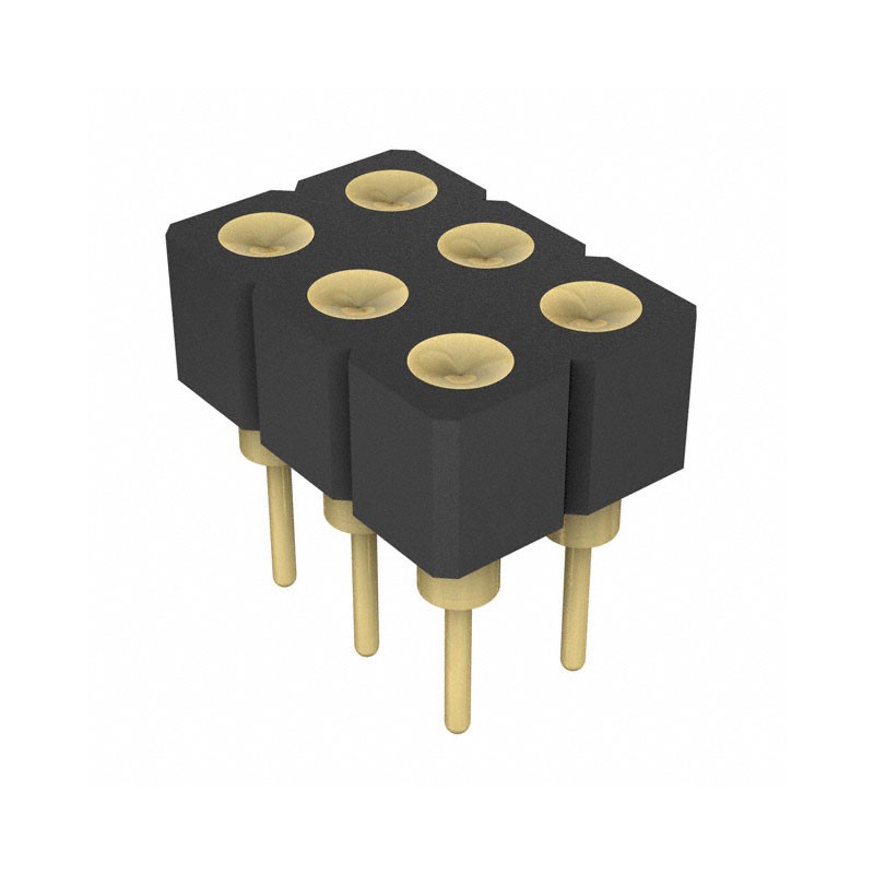 1 pcs : 419-10-206-00-006000 - CONN SPRING TARGET 6POS PCB