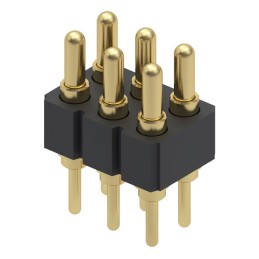 1 pcs : 827-22-006-10-001101 - CONN SPRING PISTON 6POS PCB