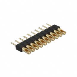 1 pcs : 830-10-010-10-005000 - CONN HDR STRIP SOLDER 10POS GOLD