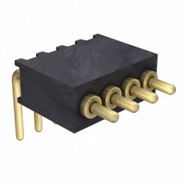 1 pcs : 854-22-004-20-001101 - CONN SPRING PISTON 4POS R/A PCB