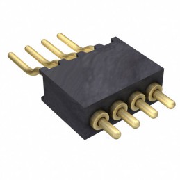 1 pcs : 854-22-004-40-001101 - CONN SPRING PISTON 4POS R/A SMD