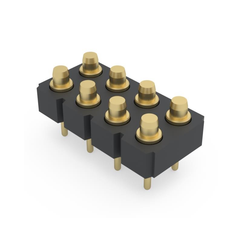 1 pcs : 823-22-008-10-040101 - SPRING-LOADED CONNECTOR WITH FLA