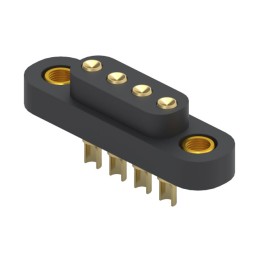 1 pcs : 868-10-004-00-012000 - CONN SPRING TARGET 4POS SLD PCB