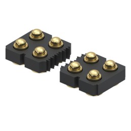 1 pcs : 817-22-010-30-001101 - CONN SPRING PISTON 10POS SMD