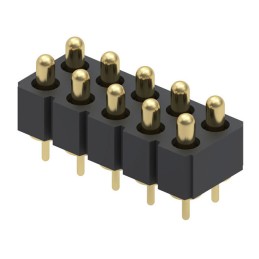 1 pcs : 823-22-010-10-002101 - CONN SPRING PISTON 10POS PCB