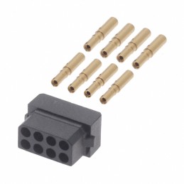 1 pcs : M80-8890805 - CONN RCPT 8POS CRIMP 22AWG GOLD