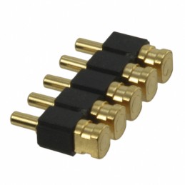 1 pcs : 810-22-005-40-001101 - CONN SPRING PISTON 5POS R/A SMD