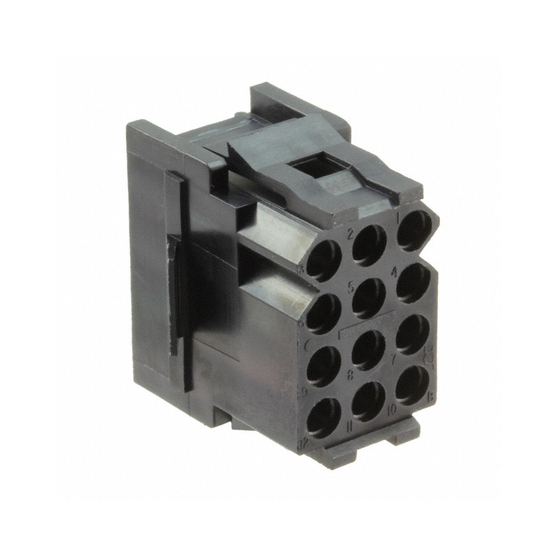1 pcs : TST12RA00 - CONN RCPT HSG 12POS 5.08MM