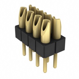 1 pcs : 802-10-004-10-007000 - CONN HDR STRIP SOLDER 4POS GOLD