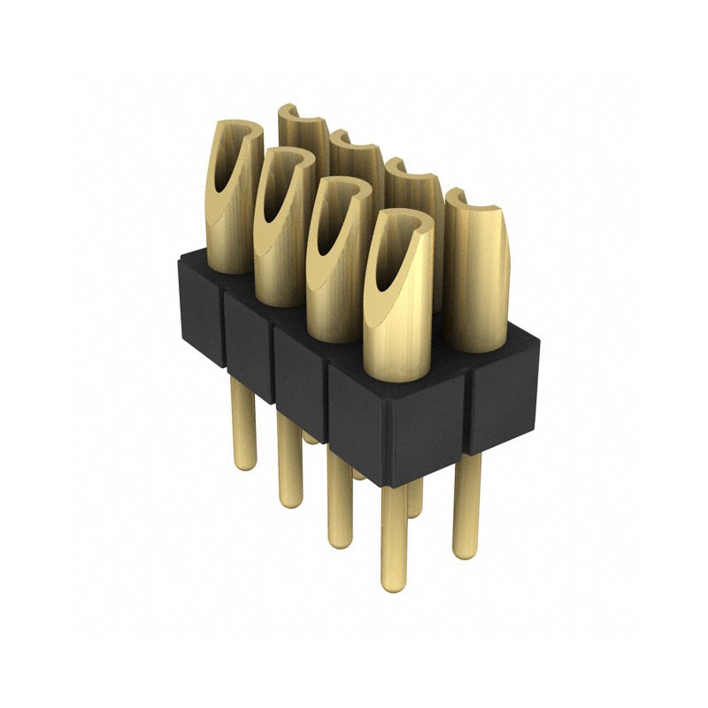 1 pcs : 802-10-004-10-007000 - CONN HDR STRIP SOLDER 4POS GOLD