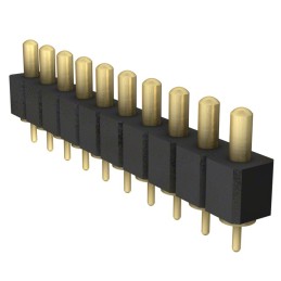 1 pcs : 821-22-010-10-004101 - CONN SPRING PISTON 10POS PCB