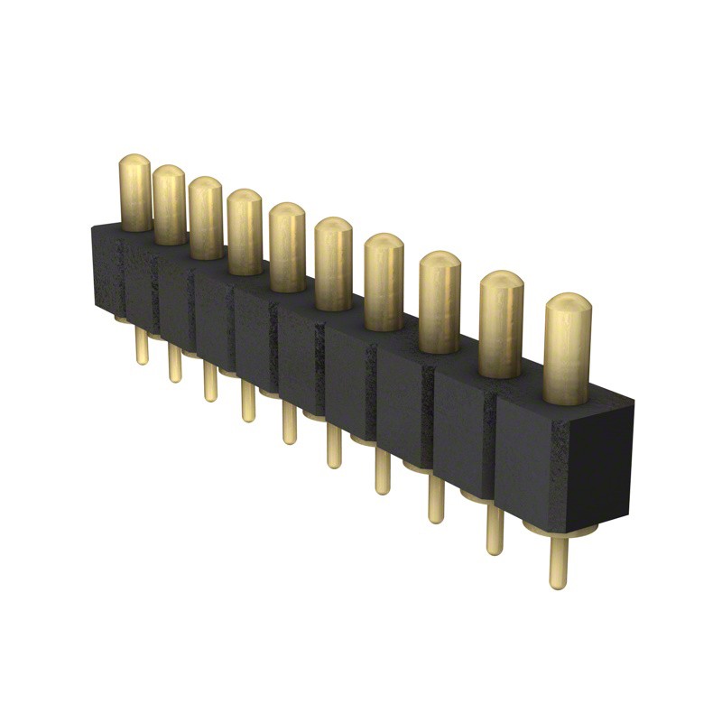 1 pcs : 821-22-010-10-004101 - CONN SPRING PISTON 10POS PCB
