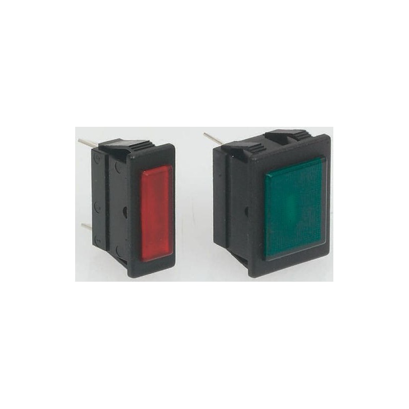 1 pcs - Arcolectric (Bulgin) Ltd Orange Neon Panel Mount Indicator, 230V ac, 30 x 11mm Mounting Hole Size