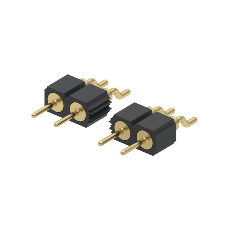 1 pcs : 330-10-108-40-027000 - CONN HEADER SMD R/A 8POS 2.54MM