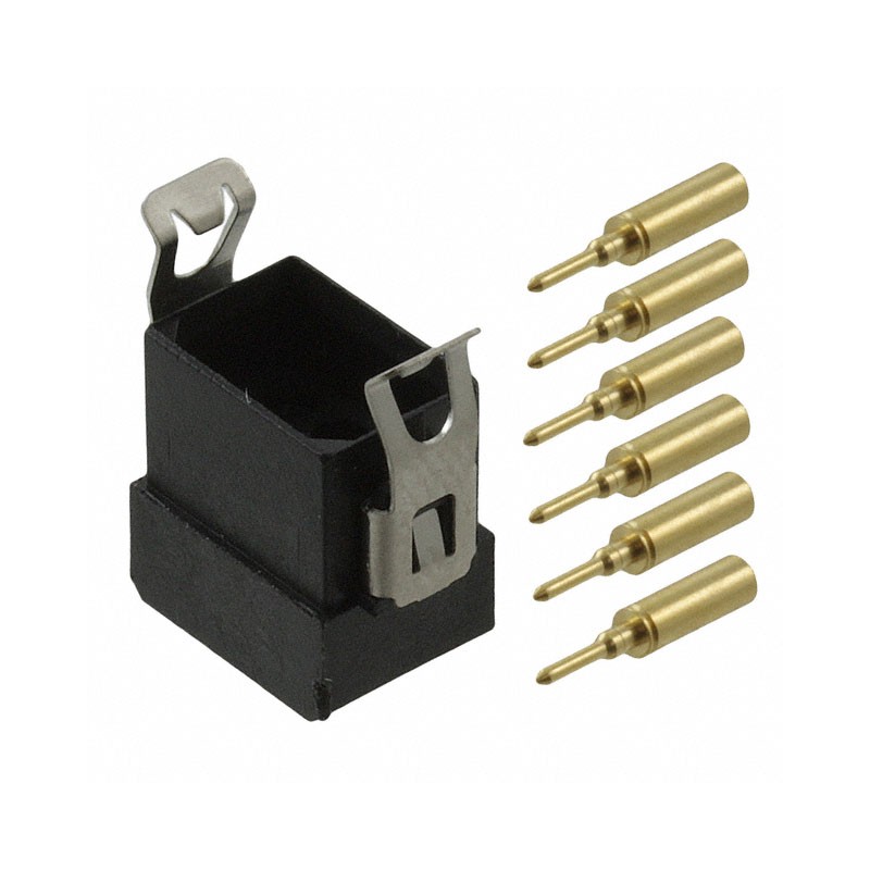 1 pcs : M80-8130605 - CONN HEADER 6P CRIMP 22AWG GOLD