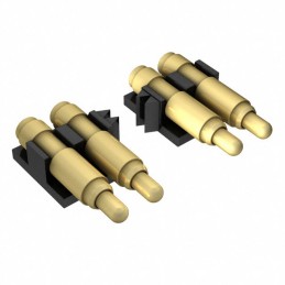 1 pcs : 8PM-11-0008-02-131 - CONN SPRING PISTON 8POS R/A SMD