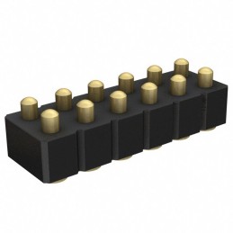 1 pcs : 813-22-012-30-001101 - CONN SPRING PISTON 12POS SMD