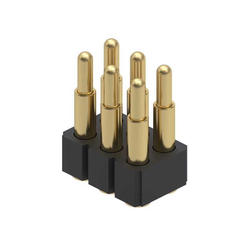 1 pcs : 839-22-006-30-001101 - CONN SPRING PISTON 6POS SMD